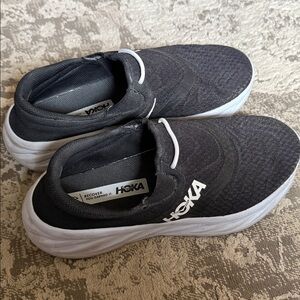 Hoka Charcoal Slip-On Shoes